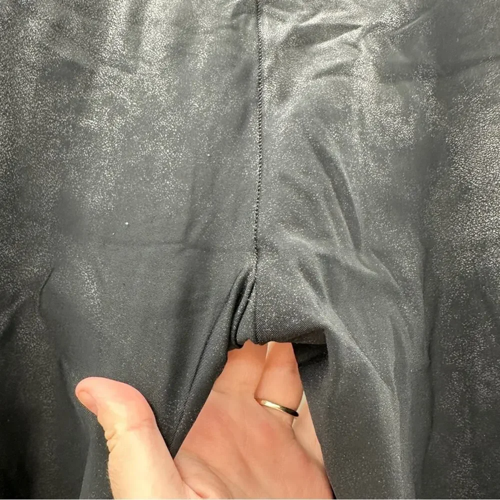 SPANX black faux